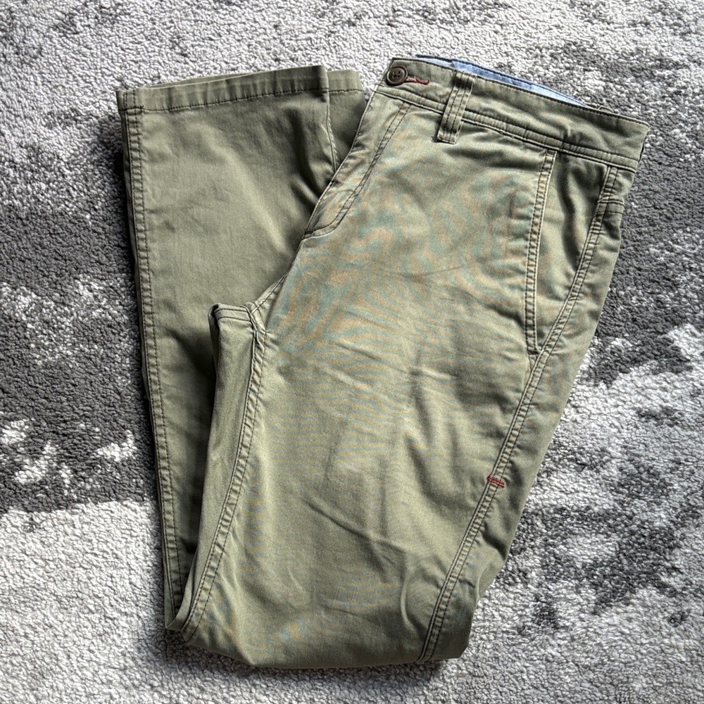 Toad & co, size 32. Olive Green Casual Pants